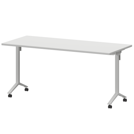 Стол мобильный складной Моби МБ25-160.70 1600x700x750 (Белый/Белый)