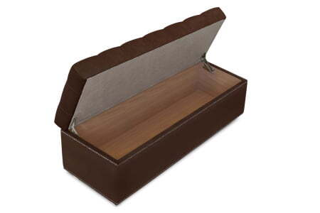 Банкетка Marcele 1000 (1020x420x450) Коричневый (Коричневый)