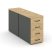 Тумба опорная/приставная SN.TOP-012 (416х1432х750) (Антрацит/Тиквуд Светлый)