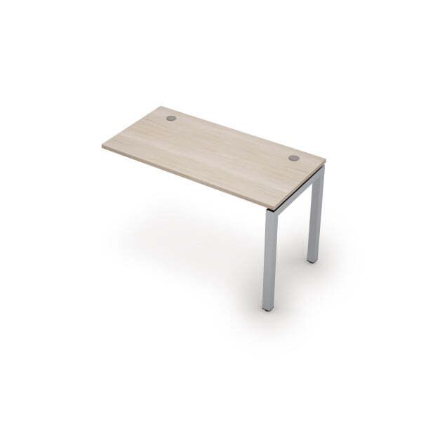 6МБК.5168 Линейная бенч-система, конечный модуль (1200x600x750) (Шамони светлый/Алюминий матовый)