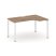 Стол рабочий эргономичный SN-5P.SPA-011(R) (1380х700/980х750) (Дуб Табак/Металл Белый)