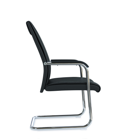 AL 752 V Кресло посетителя, экокожа (Черный)