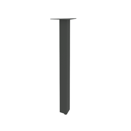 Опора треугольная одиночная Onix O.TO-7 150x150x721 (Антрацит)