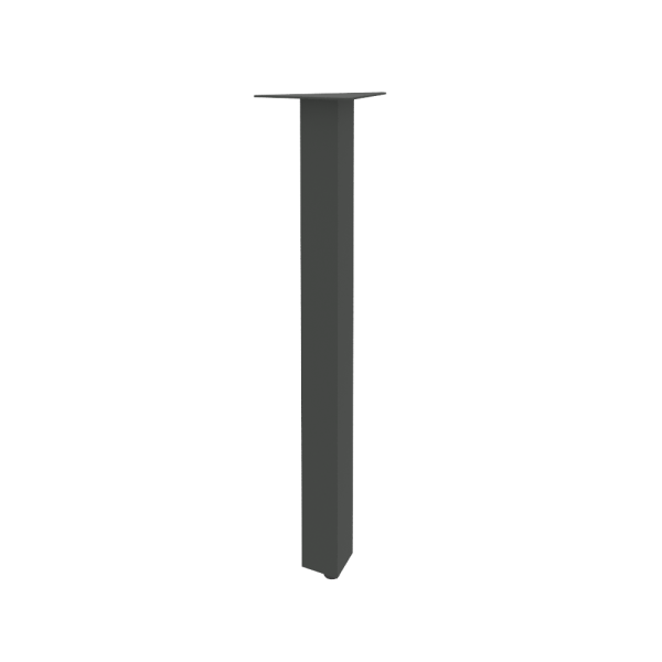 Опора треугольная одиночная Onix O.TO-7 150x150x721 (Антрацит)