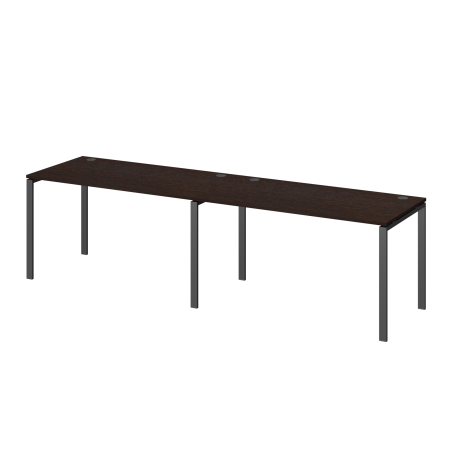 Бенч линейный на 2 рабочих места Арго-М АМБЛ-004 3200x730x760 (Дуб венге/Антрацит)