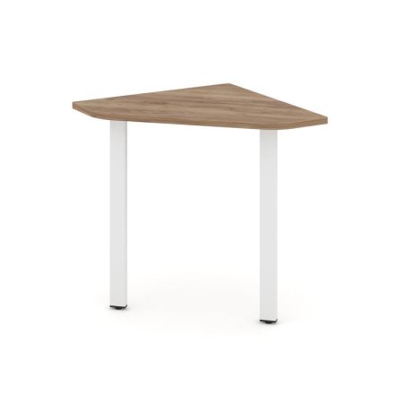 Угловой элемент стола SN-6.USP-021 (800х800х750) (Дуб Табак/Металл Белый)