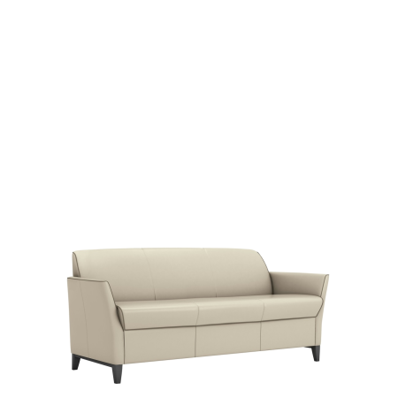 Диван офисный Камино (М-26) 3-х местный (Бежевый/коричневый)