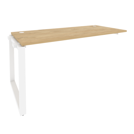 Наборный элемент рабочей станции на О-образном м/к Onix O.MO-1.NRS-4.7 1580x720x750 (Тиквуд Светлый/Белый Металл)