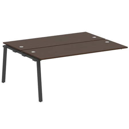 Проходной наборный элемент рабочей станции Metal System Style БА.ПРС-СП-2.5 1800x1475x750 (Венге Цаво/Антрацит металл)