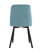 Стул Oliver Square велюр пыльно-голубой (Стул Oliver пыльно-голубой)
