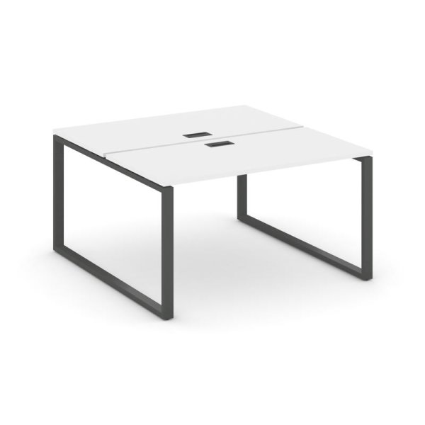Рабочая станция 2-х сторонняя SN-6O.DRS-011 (980х1432х750) (Белый/Металл Антрацит)