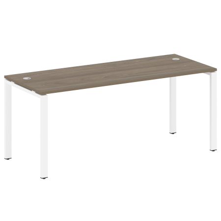 Стол письменный Metal System Style БП.СП-5 1800x720x750 (Вяз/Белый металл)