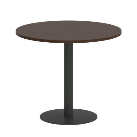 Стол круглый VR.SP-5-90.1 900x900x750 (Венге Цаво/Антрацит Металл)