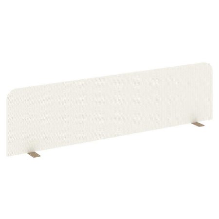 Экран продольный ES.TEKR.S-158 (1580х18х410) (Белый/Металл Латте)