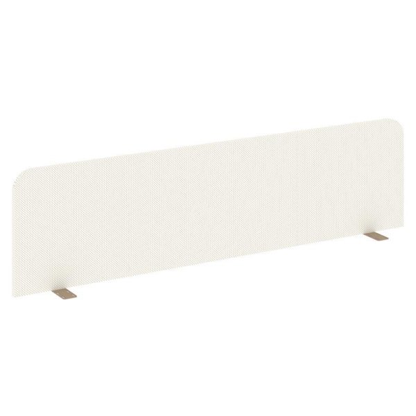 Экран продольный ES.TEKR.S-158 (1580х18х410) (Белый/Металл Латте)