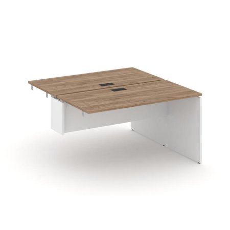 Стол-приставка к опорным элементам SN-D.DPRS-014 (1580х1432х750) (Дуб Табак/Белый)