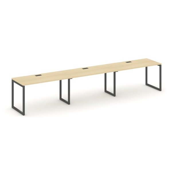 Рабочая станция 1 сторонняя SN-4O.ORS-034 (4740х600х750) (Акация Лорка/Металл Антрацит)