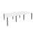 Рабочая станция на П-образном м/к Onix O.MP-D.RS-6.1.7 2940x1475x750 (Тиквуд Темный/Белый Металл)