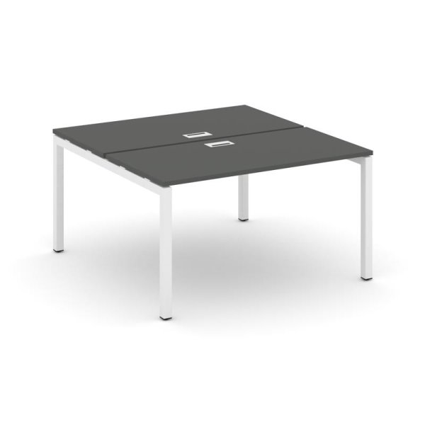 Рабочая станция 2-х сторонняя SN-5P.DRS-021 (980х1632х750) (Антрацит/Металл Белый)