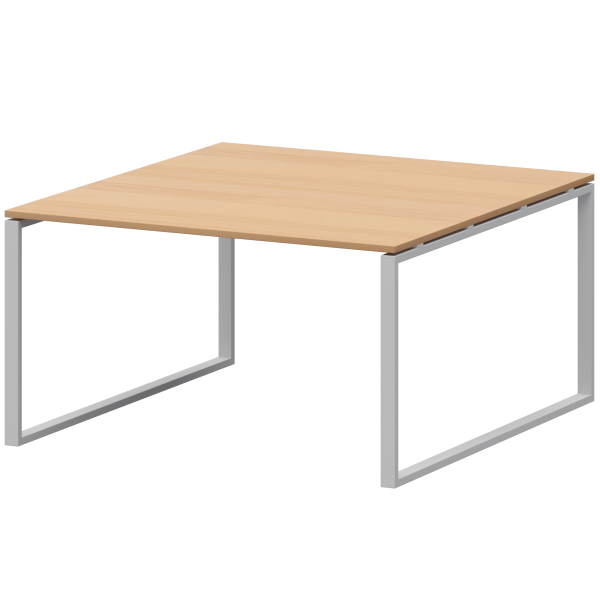 Стол переговорный на металлокаркасе Арго-М АМП.О-003.123 1400x1236x760 (Ольха/Белый)