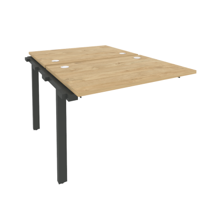 Наборный элемент рабочей станции на м/к Onix O.M-2.NRS-1.7 980x1475x750 (Тиквуд Светлый/Черный металл)