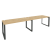 Рабочая станция на О-образном м/к Onix O.MO-RS-2.4.7 3160x720x750 (Тиквуд Темный/Белый Металл)