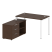 Рабочая станция с опорной тумбой левая Metal System Style БП.РС-СТС-2.2 Л 1300x1520x750 (Дуб Наварра/Серый металл)