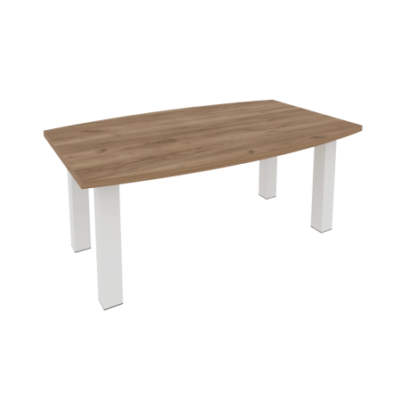 Стол переговоров с опорами First KPRG-2 1800x1100x750 (Дуб Табак)