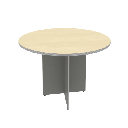 Стол круглый Riva А.ПРГ-1 1100x1100x750 (Клен-Металлик)