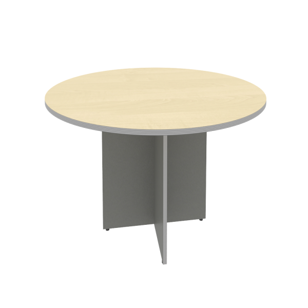 Стол круглый Riva А.ПРГ-1 1100x1100x750 (Клен-Металлик)