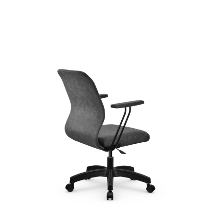 Кресло для руководителя Метта SU-Mr-4(Vivaldi)/подл.109/осн.005 (Темно-серый)