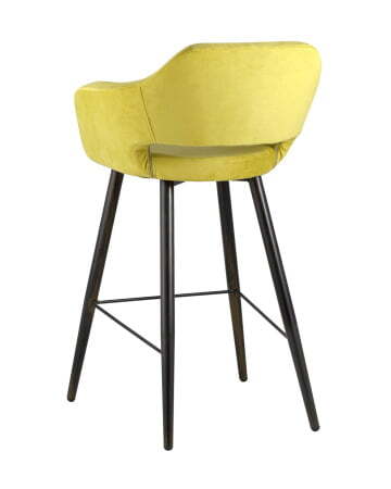 Стул барный Саймон велюр золотистый (Стул барный Саймон золотистый)