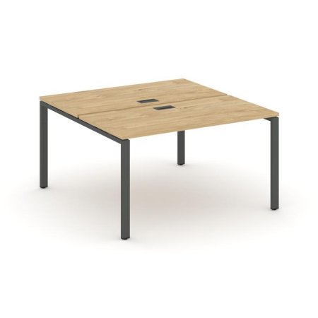 Рабочая станция 2-х сторонняя SN-6P.DRS-021 (980х1632х750) (Тиквуд Светлый/Металл Антрацит)