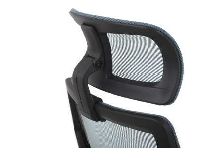 Офисное кресло Oliver RCH W-203AC Черный пластик | Синий (Синий | Черный)