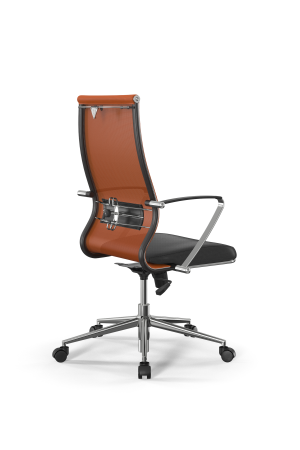 Кресло для руководителя Метта Sit 10 B2-163K - T+Extra /Km00/Wm12/K5cL(M09.B23.G18.W01) (Черный | Оранжевый)