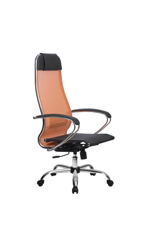 Кресло для руководителя Метта МЕТТА-4(MPRU)/подл.131/осн.003 (Оранжевый)