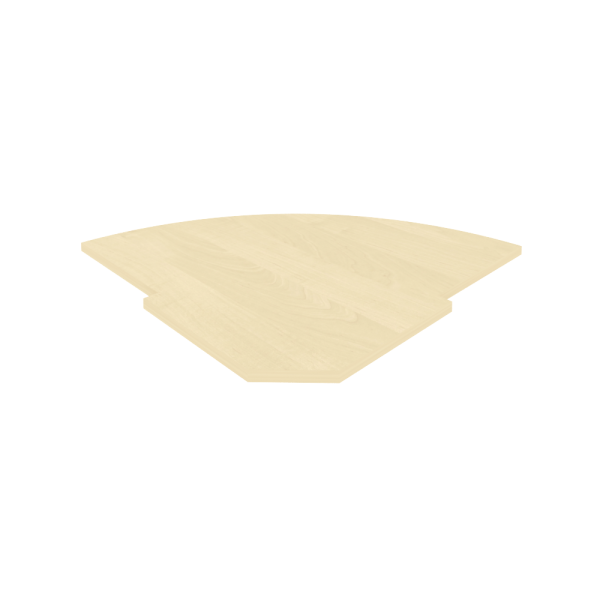 Полка для угловой секции Riva А.РС-5.1 815x815x22 (Клен)