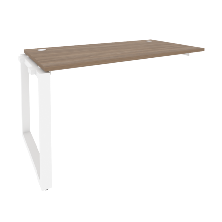 Наборный элемент рабочей станции на О-образном м/к Onix O.MO-1.NRS-3.7 1380x720x750 (Дуб Аризона/Белый Металл)
