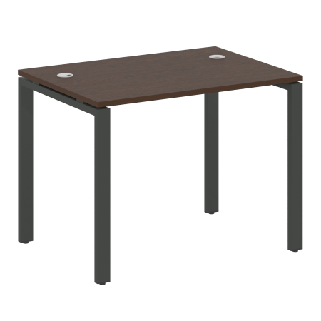 Стол письменный Metal System Style БП.СП-1 1000x720x750 (Венге Цаво/Антрацит металл)