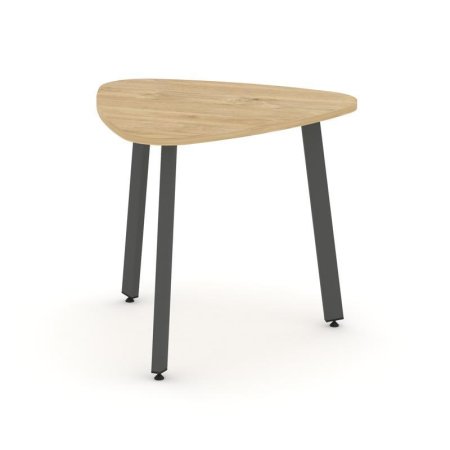 Стол переговорный SN-6.SPRG-70.3 (900х900х750) (Тиквуд Светлый/Металл Антрацит)