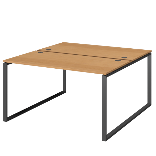 Бенч двойной на 2 рабочих места Арго-М АМБ.О-002.60 1200x1236x760 (Ольха/Антрацит)