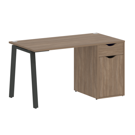 Стол письменный VR.SP-3-138.1.A 1380x720x750 (Дуб Аризона/Антрацит Металл)