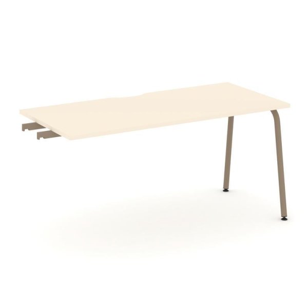 Стол приставка к опорным тумбам ES.SPR-4-VK (1580х730х750) (Сатин/Металл Латте)