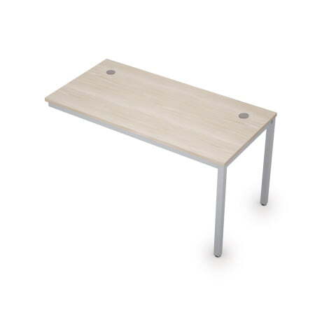 6МБК.179 Линейные бенч-системы, конечный модуль (1400x700x750) (Шамони светлый/Алюминий матовый)