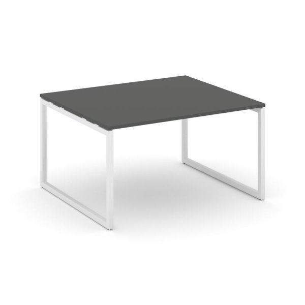 Стол переговорный SN-4O.SPRG-032.3 (1180х1180х750) (Антрацит/Металл Белый)