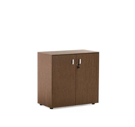EXE Шкаф H82 (Орех/Хром)
