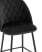 Стул барный Марсель велюр черный (Стул барный Марсель черный)