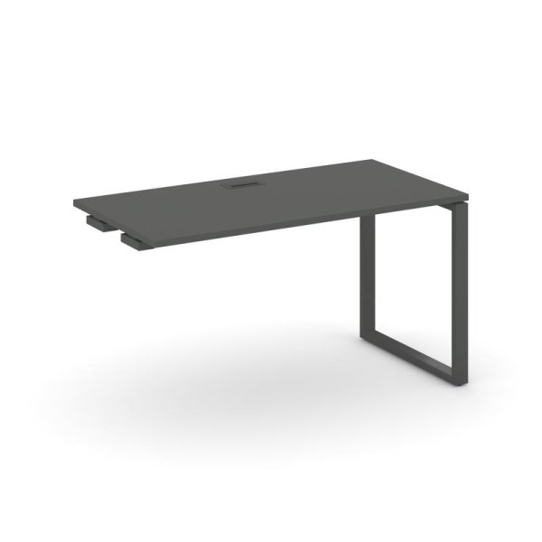 Стол-приставка к опорным элементам SN-6O.OPRS-013 (1380х700х750) (Антрацит/Металл Антрацит)