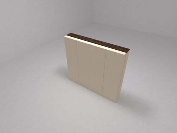 Декоративный топ для шкафа Brix BR.00.53 2440x270x20 (Бежевый (акрил))