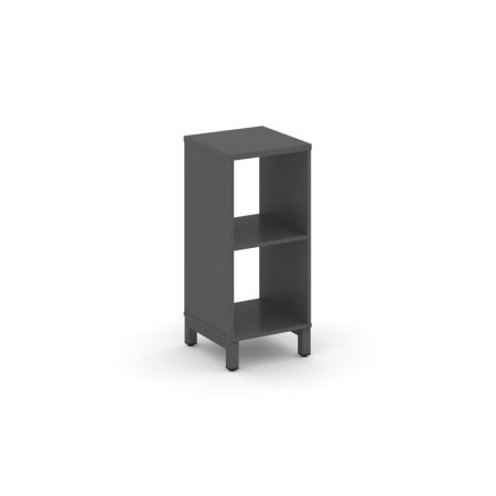 Каркас стеллажа 2 яруса SN.KS-210 (387х400х881) (Антрацит/Металл Антрацит)